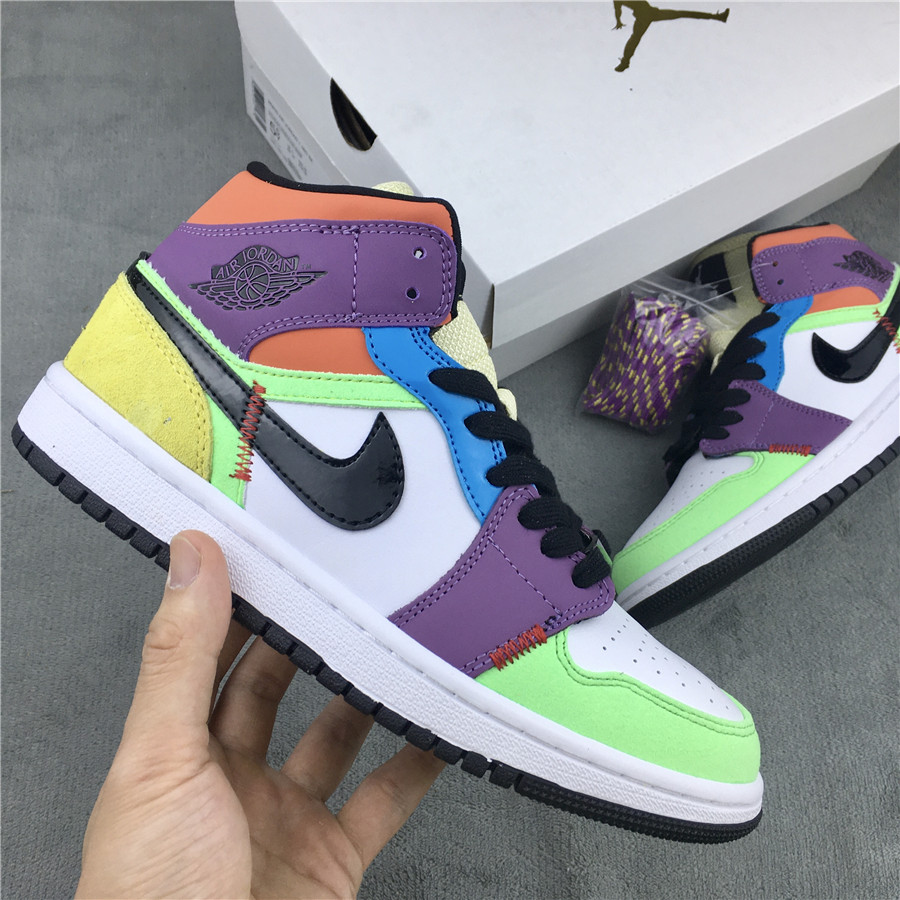 2020 Air Jordan 1 Retro Mid Multicolor